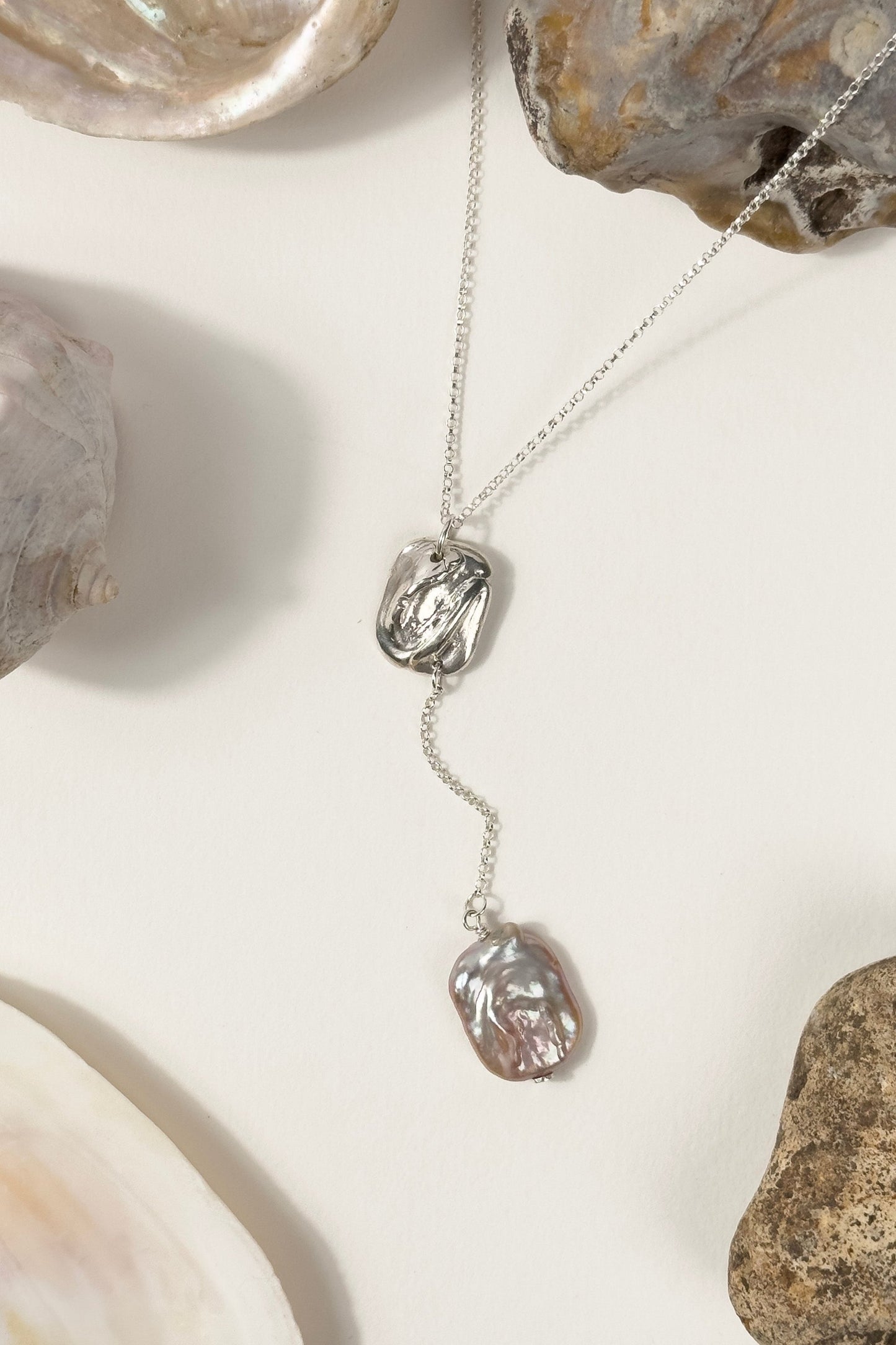 Kythera Pink Pearl Necklace