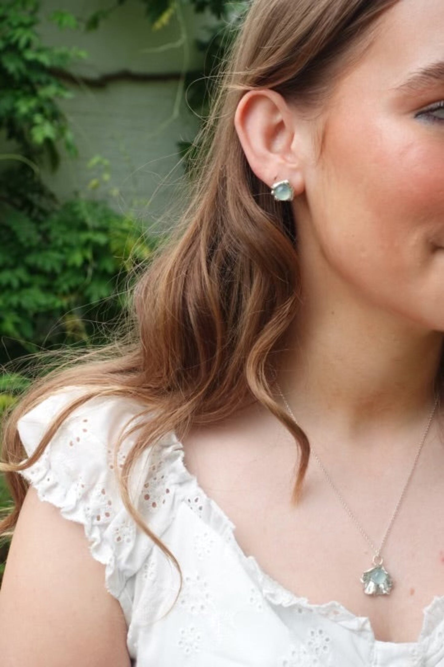 Neso Green Earrings