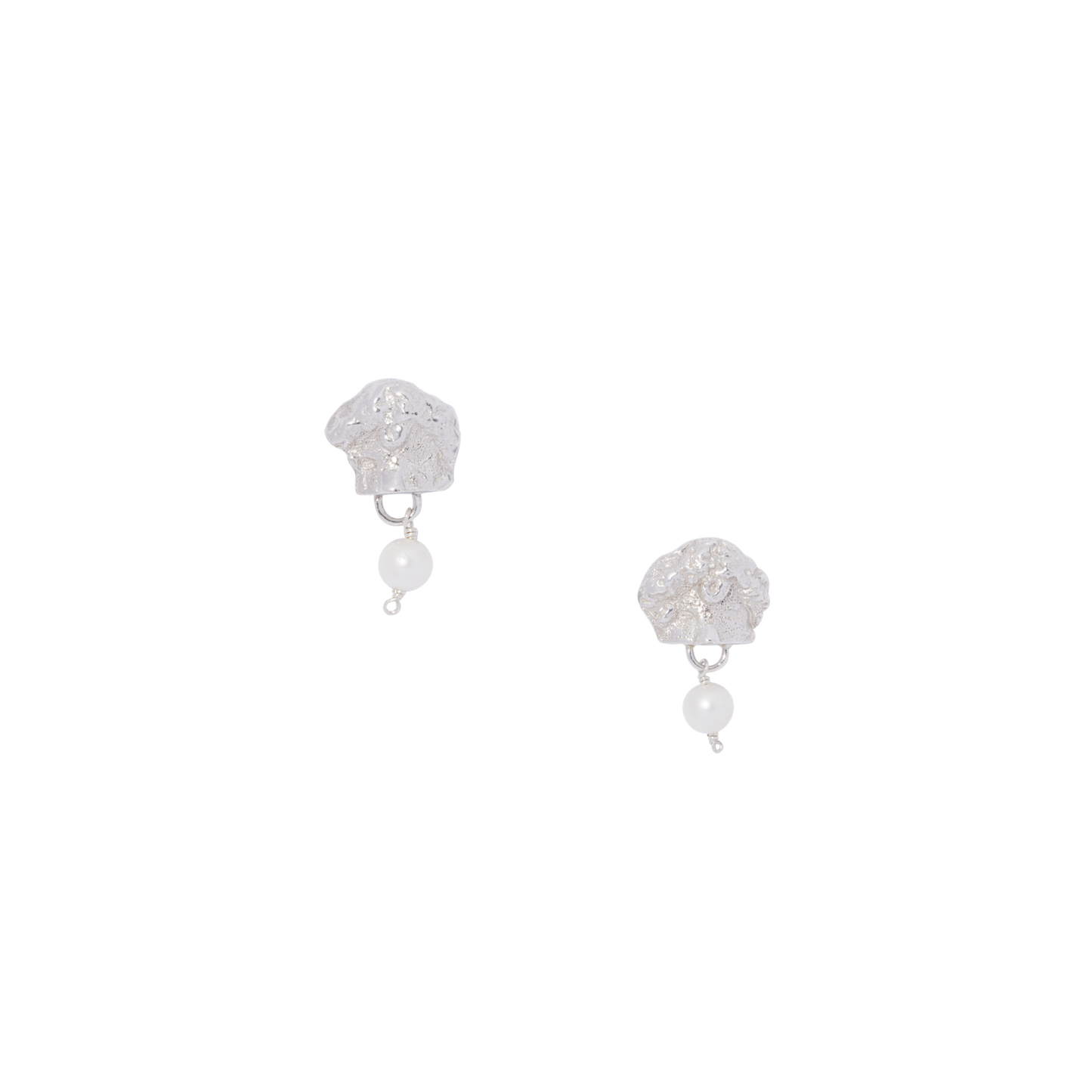 Venereus Pearl Recycled Silver Earrings