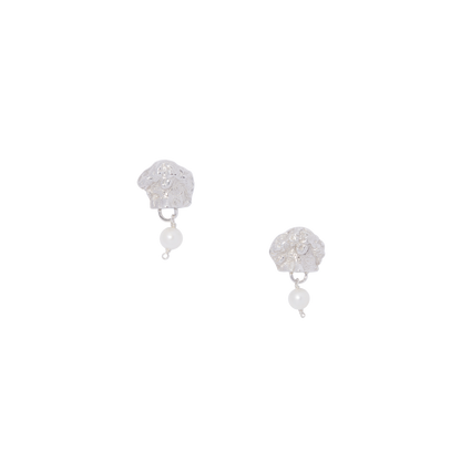 Venereus Pearl Recycled Silver Earrings