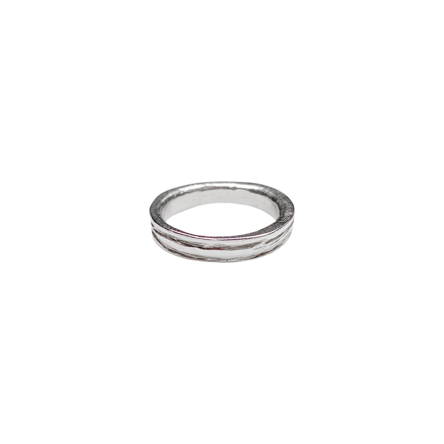 Columnae Sterling Silver Ring - embracing imperfection, echoing ancient stories - £135 - Hanifah Jewellery