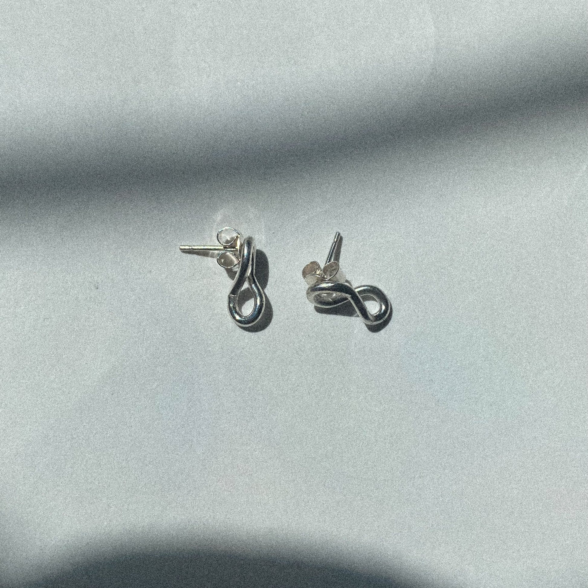 Tartarus Recycled Sterling Silver Earrings - embracing imperfection, echoing ancient stories - £25 - Hanifah Jewellery