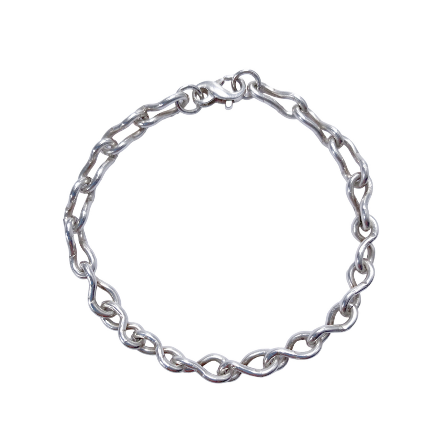Tartarus Recycled Sterling Silver Bracelet - embracing imperfection, echoing ancient stories - £145 - Hanifah Jewellery